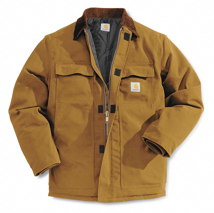 Coat, Insulated, Brown, XL
