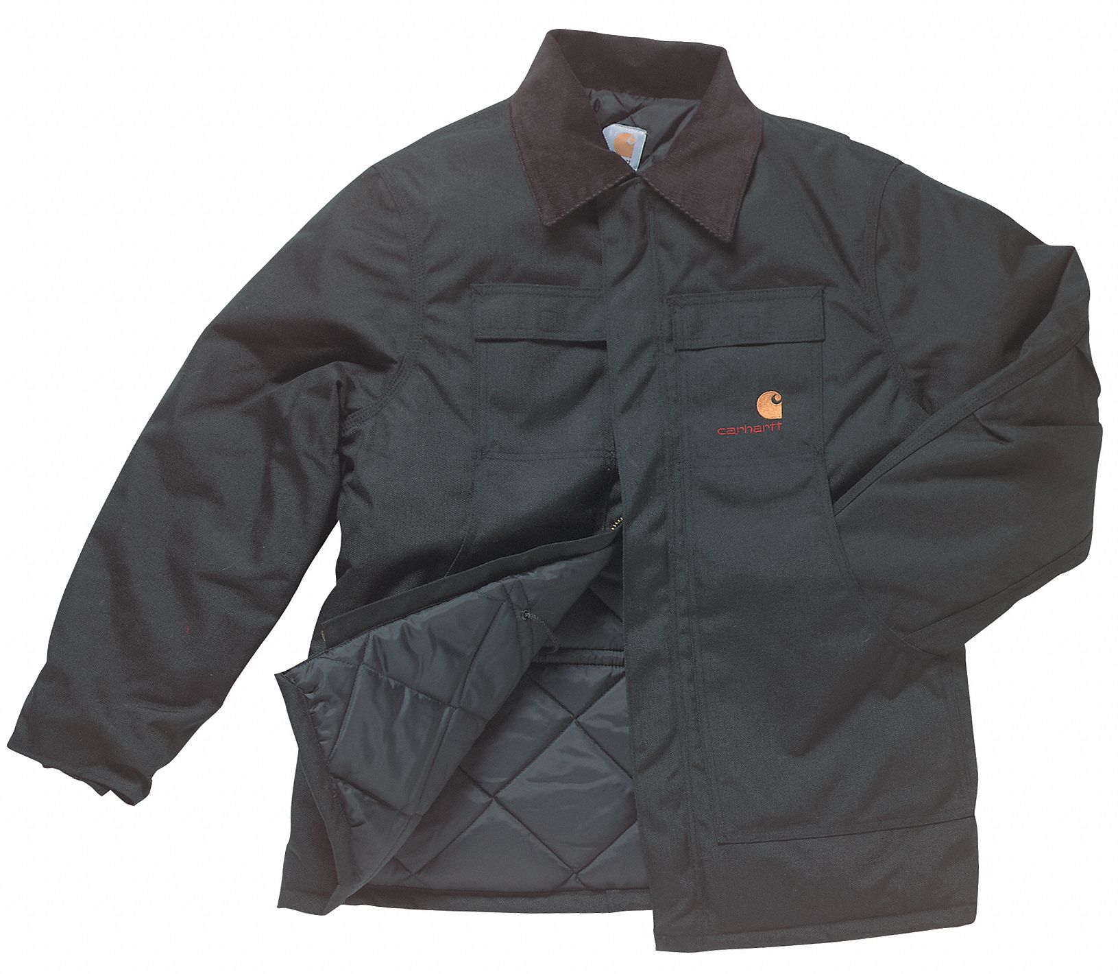 Coat, Insulated, Black, L