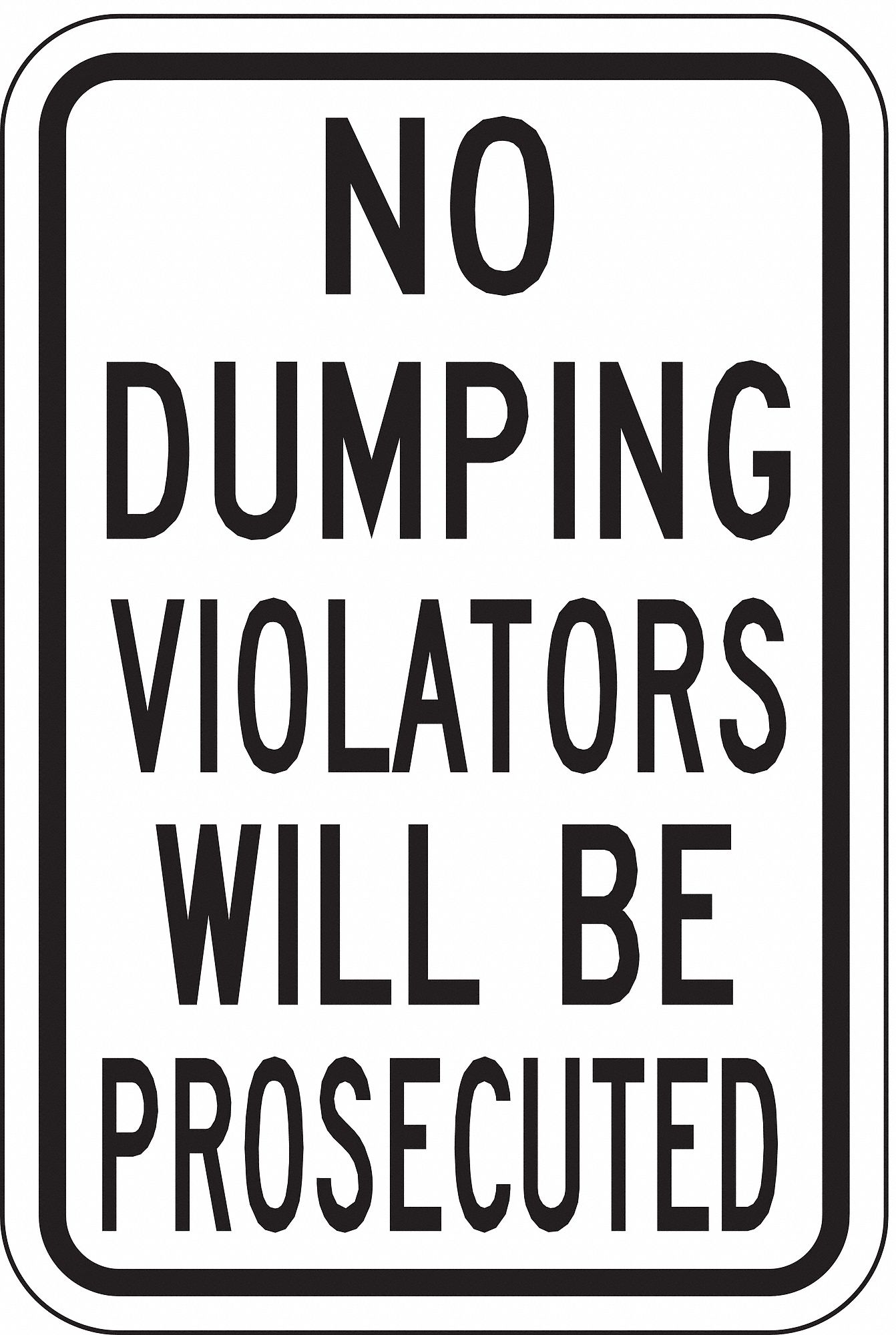 Traffic Sign, 18 x 12In, BK/WHT, ENGR GR AL