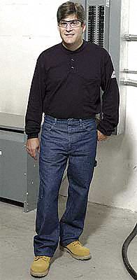Pants, Blue, 42 x 32 In., 12.2 cal/cm2