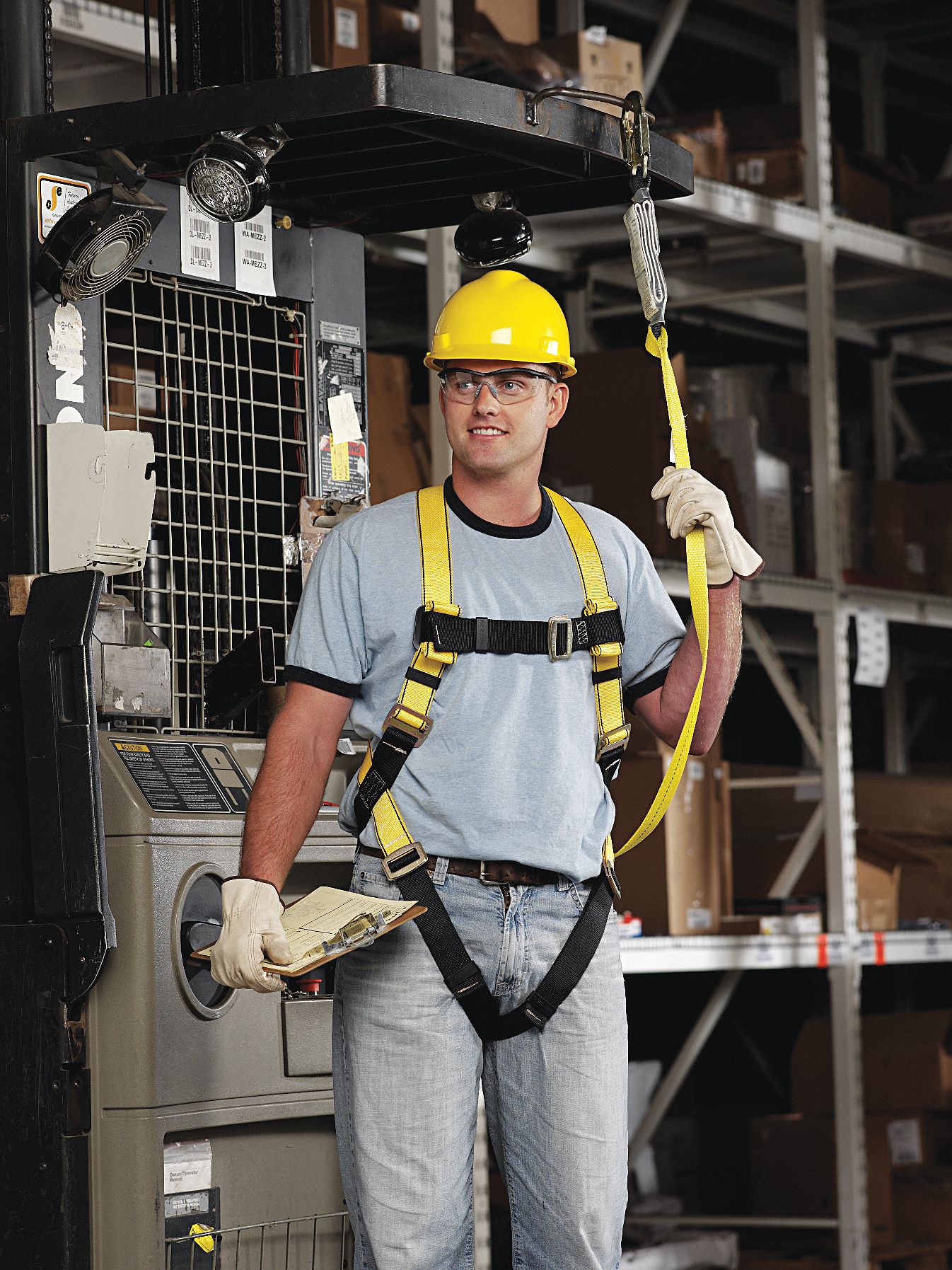 Full Body Harness, S, Yellow