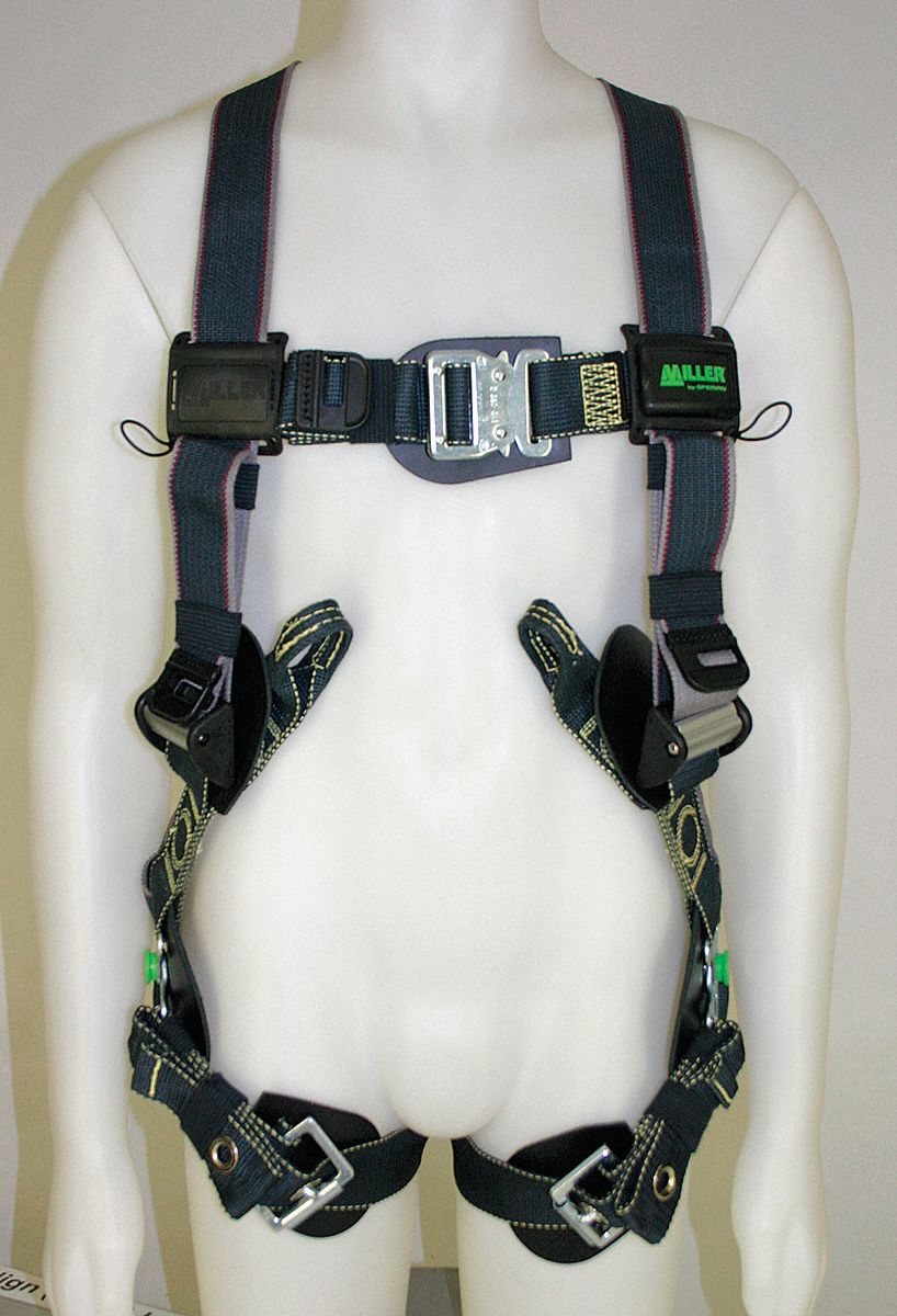 Full Body Harness, Universal, 400 lb, Black