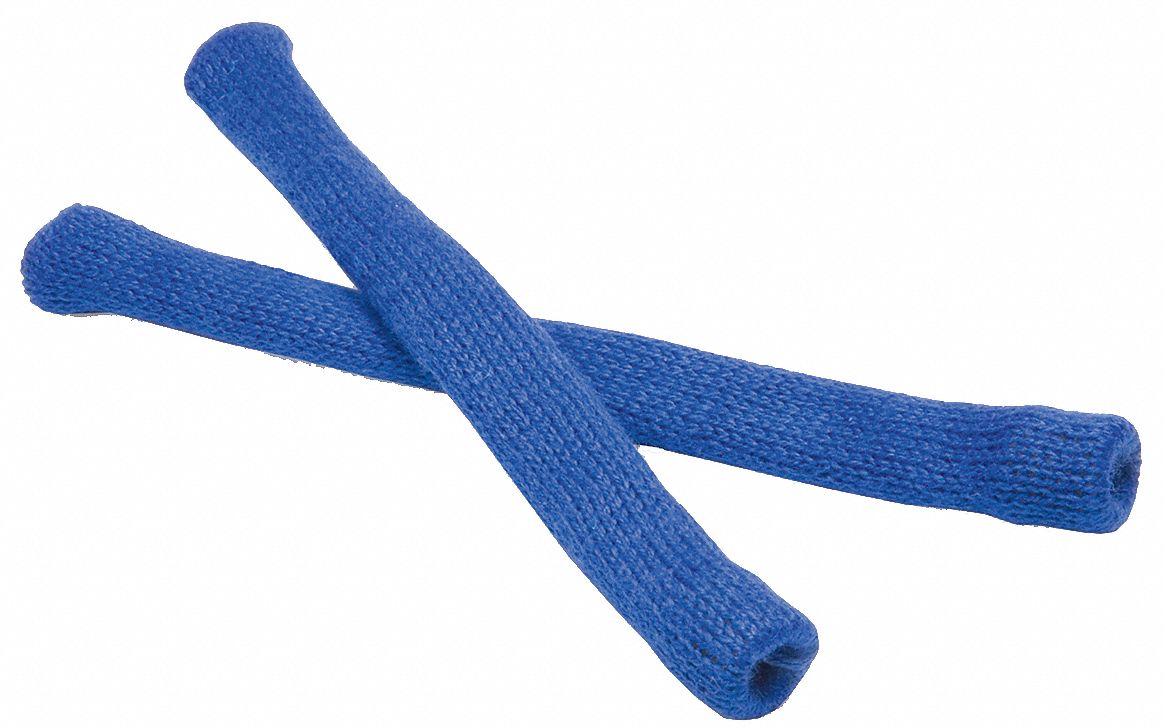 Arm Socks, Royal Bl, 4-1/2 In, Nyl, PR