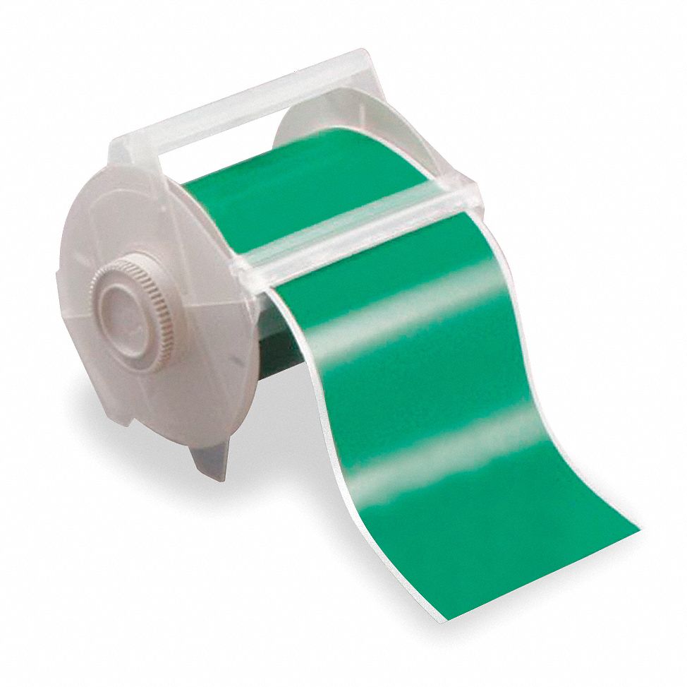 Tape, Green, 100 ft. L, 4 In. W
