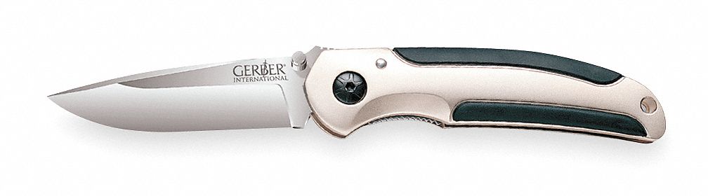 Folding Knife, 3.35 In Blade, Fine Edge