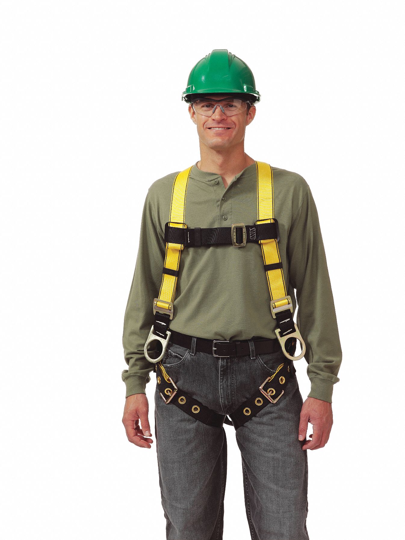 Full Body Harness, XL, Yellow