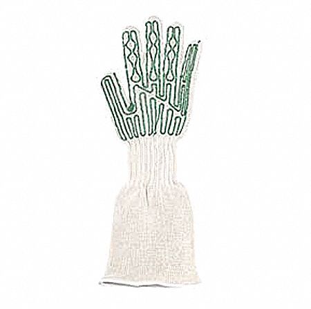 Cut Resistant Glove, Left Hand, White, M