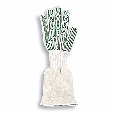Cut Resistant Glove, Right Hand, White, M