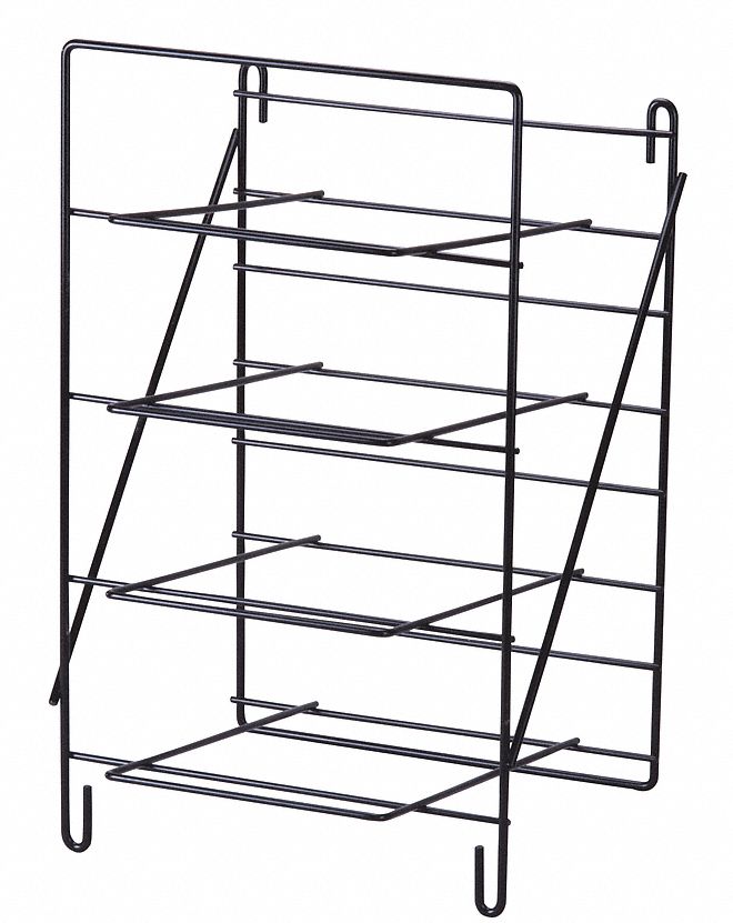 Eyewash Cartridge Wall Rack, Black