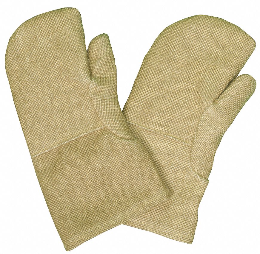 Heat Resistant Gloves, Tan, ZetexPlus, PR