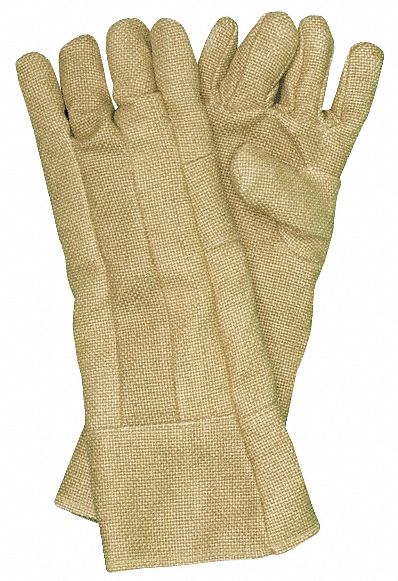 Heat Resistant Gloves, Tan, ZetexPlus, PR