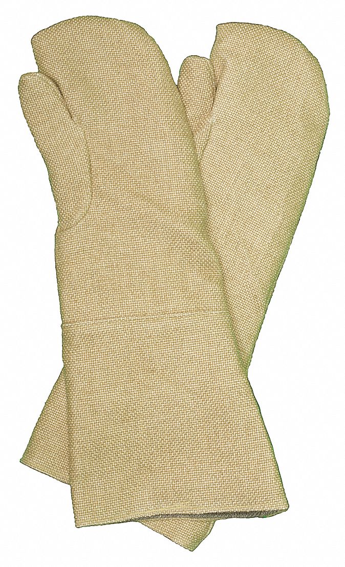 Heat Resistant Gloves, Tan, ZetexPlus, PR