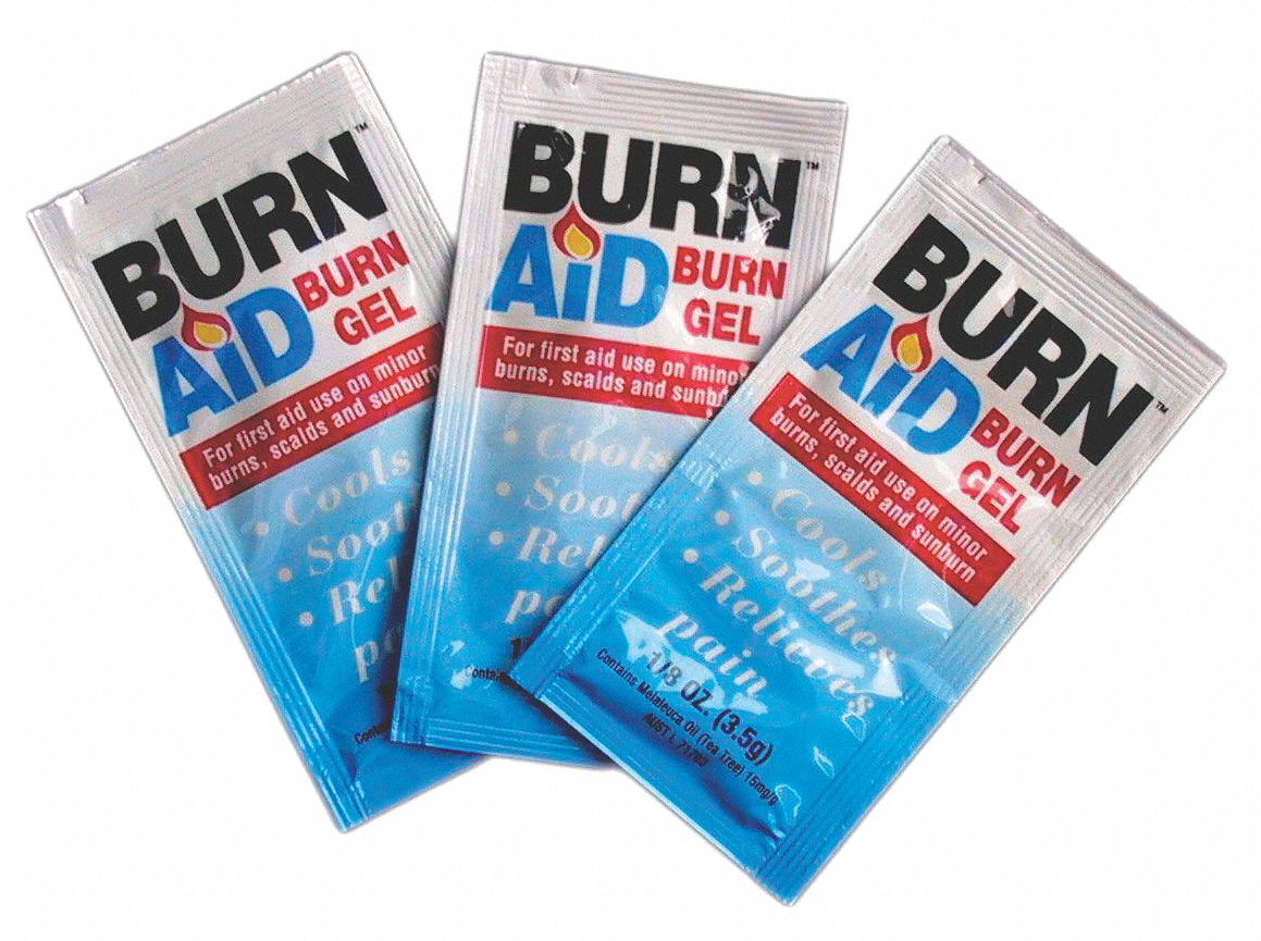 Burn Aid Gel, Packets, PK25