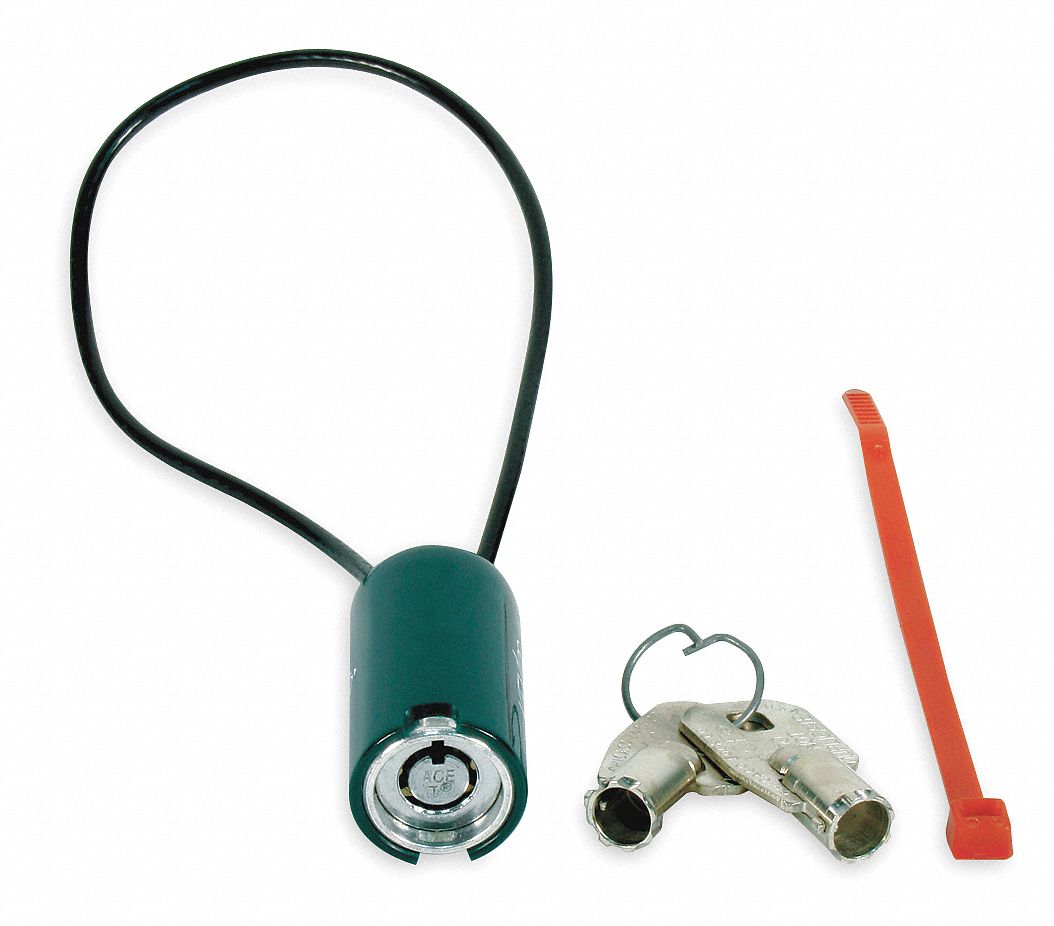 Locking Key Holder, 6 In, Black, KA 6201