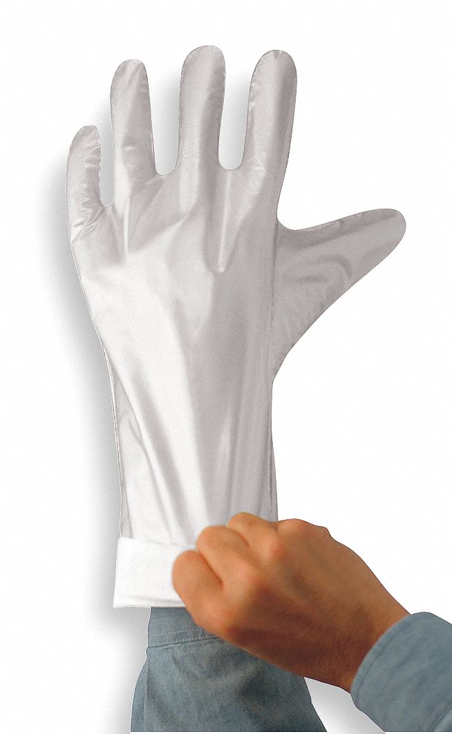 Chemical Resistant Glove, 2-1/2 mil, PR