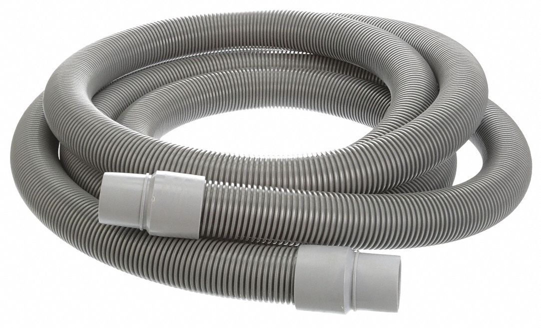 Standard Vacuum Hose 2 In X 20 Ft, Vinyl