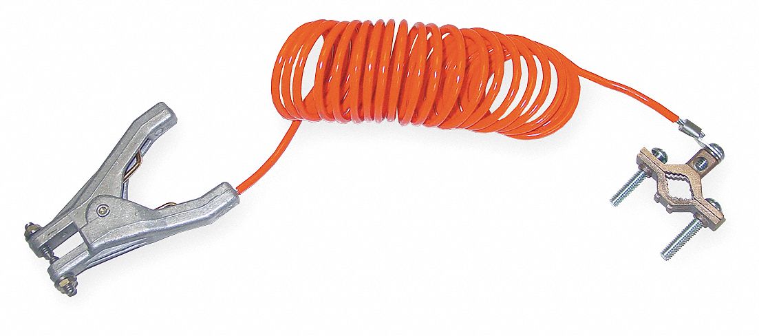 Grounding Strip, 10 Ft, Strap and Clamps