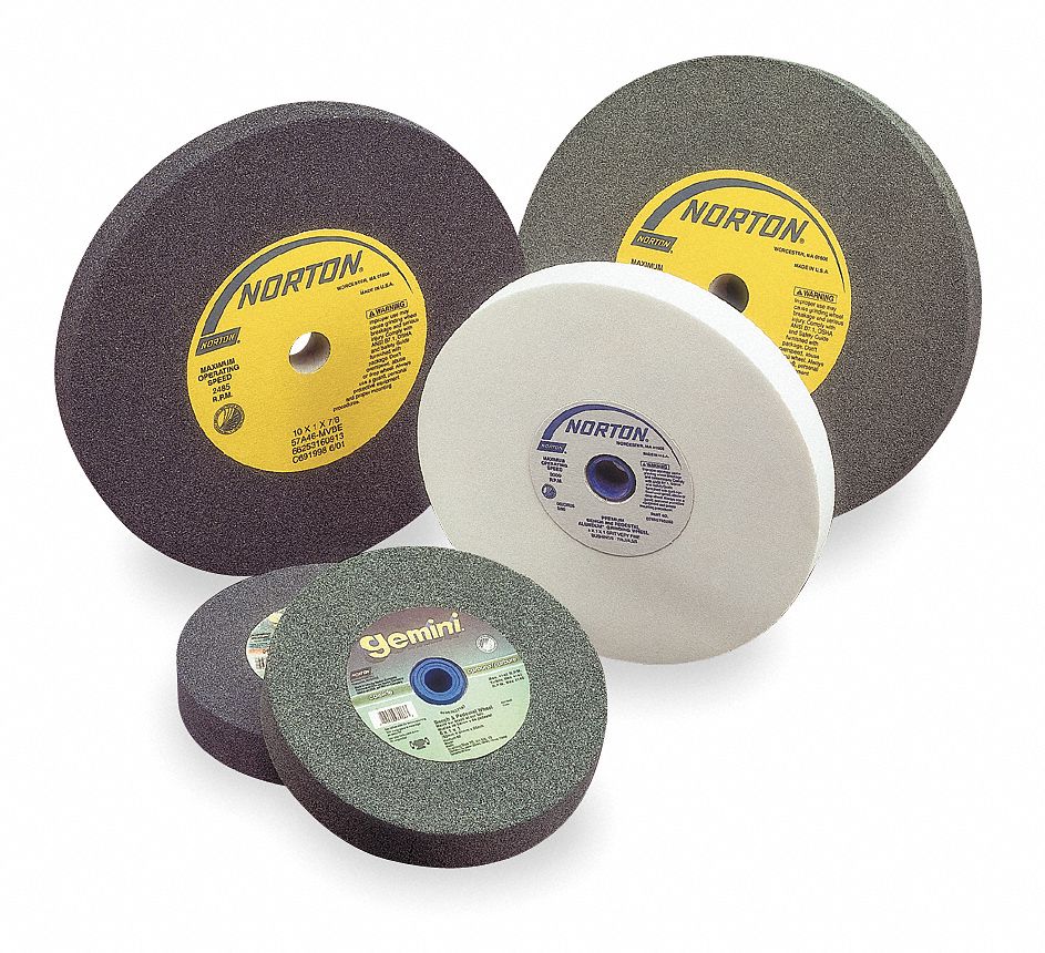 Grinding Wheel, T1, 6x3/4x1, AO, 100G, White