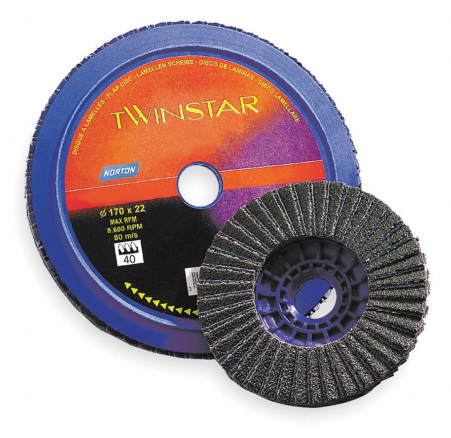 Arbor Mount Flap Disc, 4-1/2in, 80, Medium