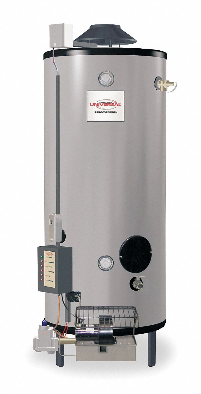 Comm Water Heater, LowNOx, 91 Gal, NG, NAECA