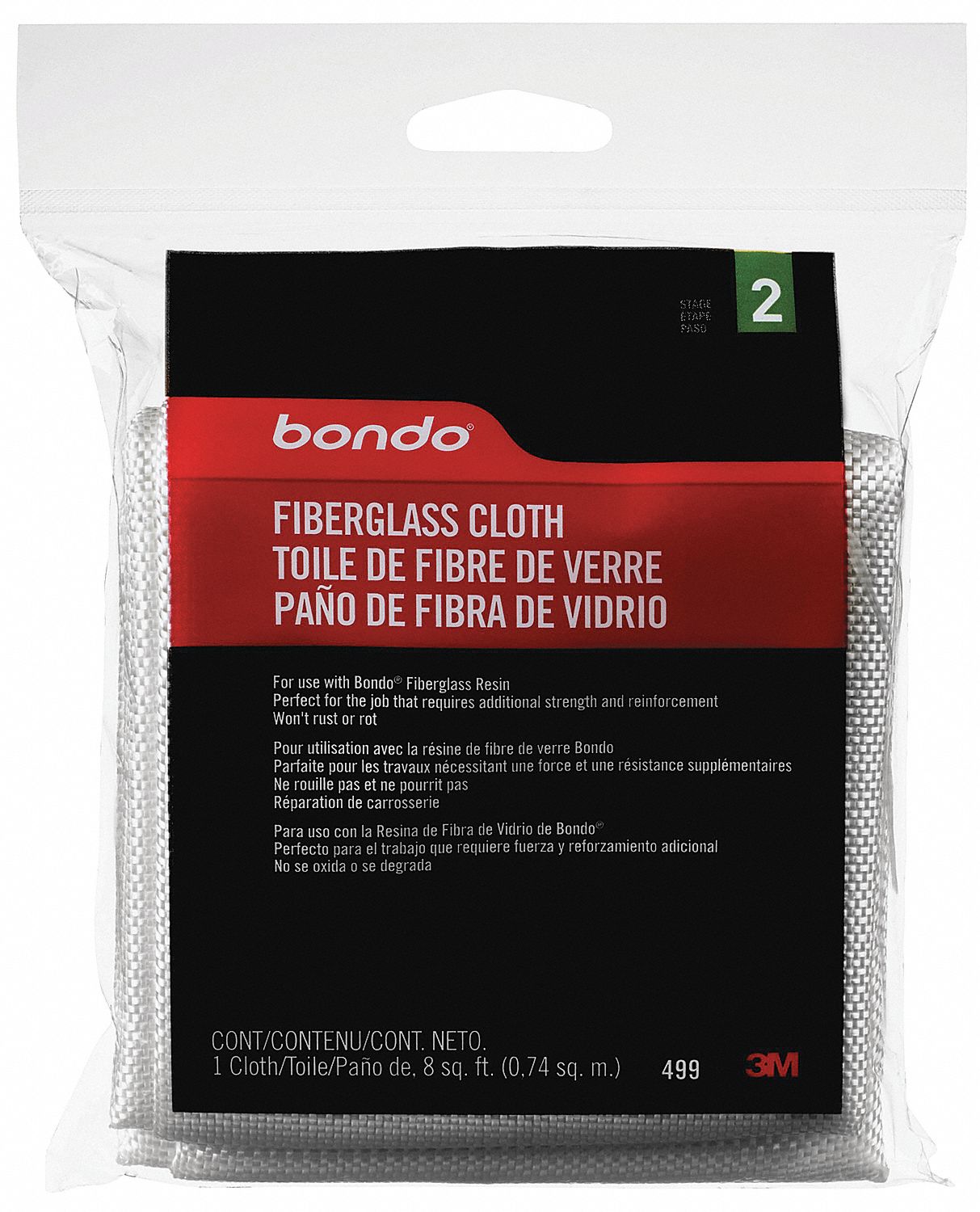 Fiberglass Cloth, Practical Square Ft 8