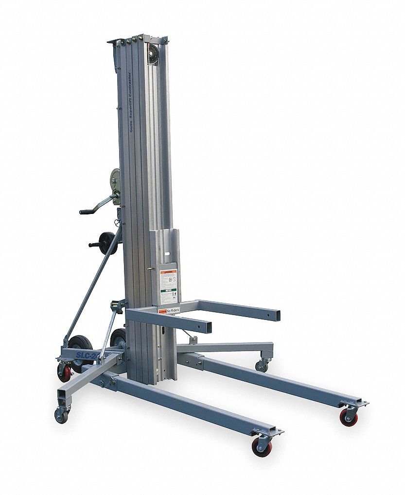 Material Lift, Manual, 650 lb.