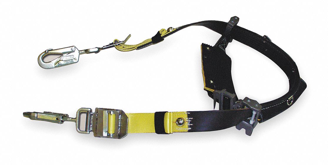 Body Belt, 25 to 50 In, 2 Anchor Points