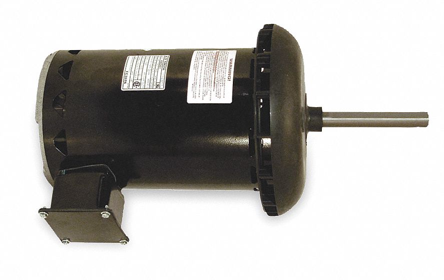 Condenser Fan Motor, 1 HP, 1075 rpm, 60 Hz