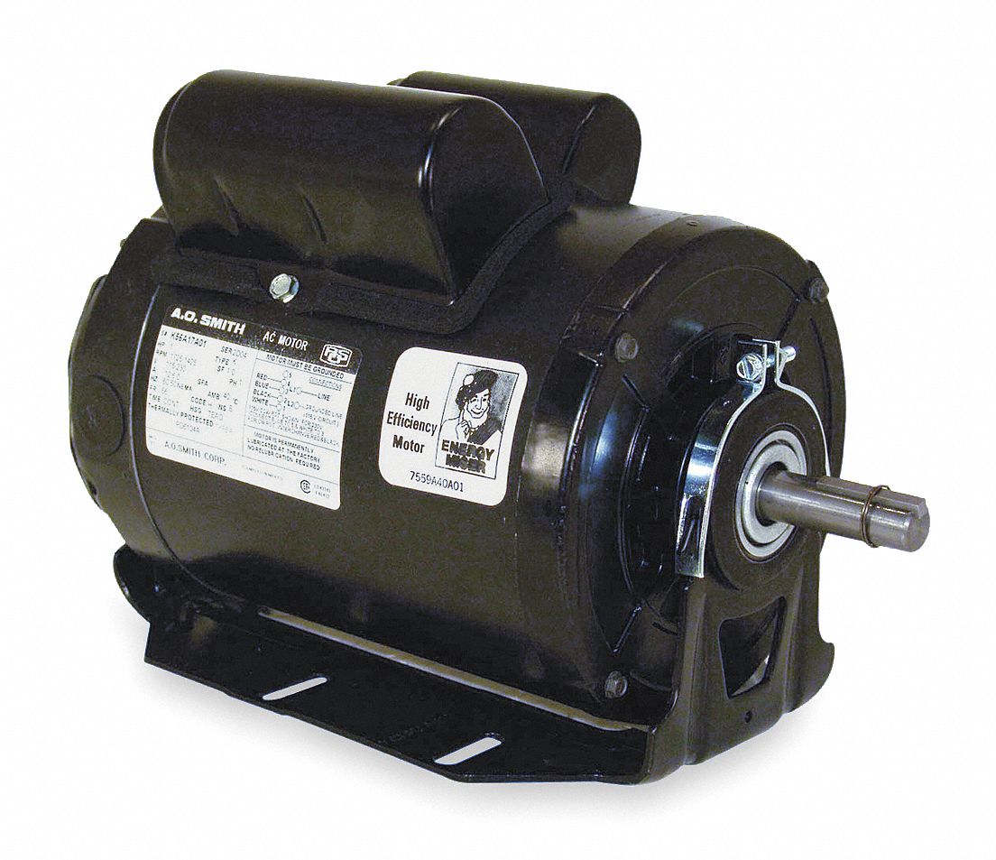 Frm Dty Mtr, CapStrt, TEAO, 1hp, 1725 rpm