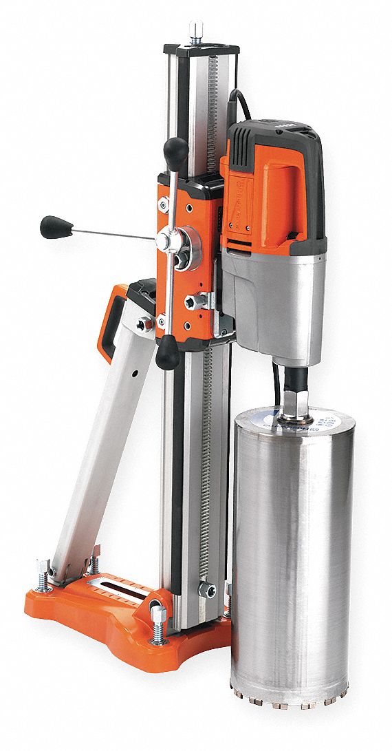 Diamond Coring Rig, 3 Hp, 120  V, 15 A, 