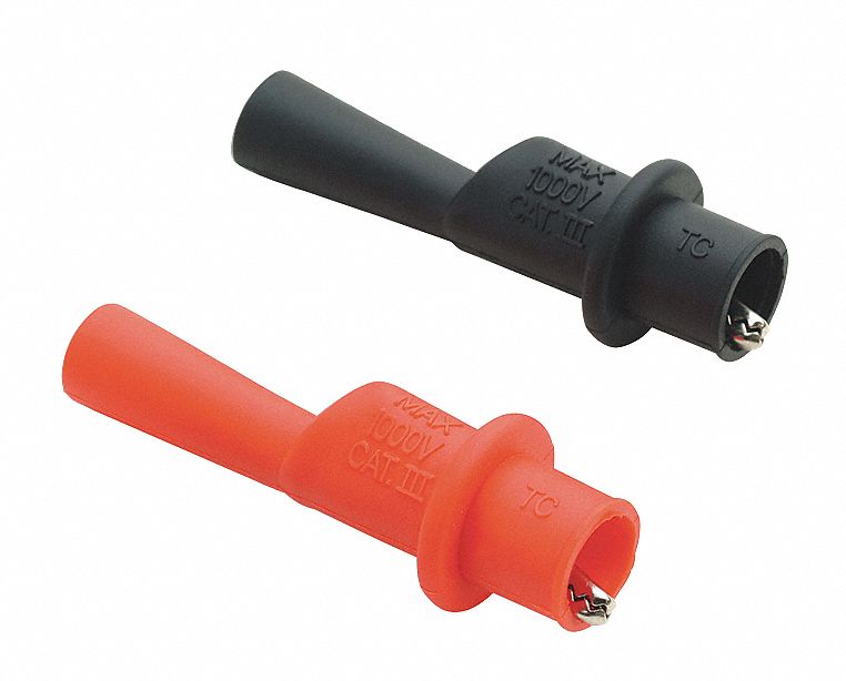 Alligator Clip Set, 2-1/2 In. L, 15A