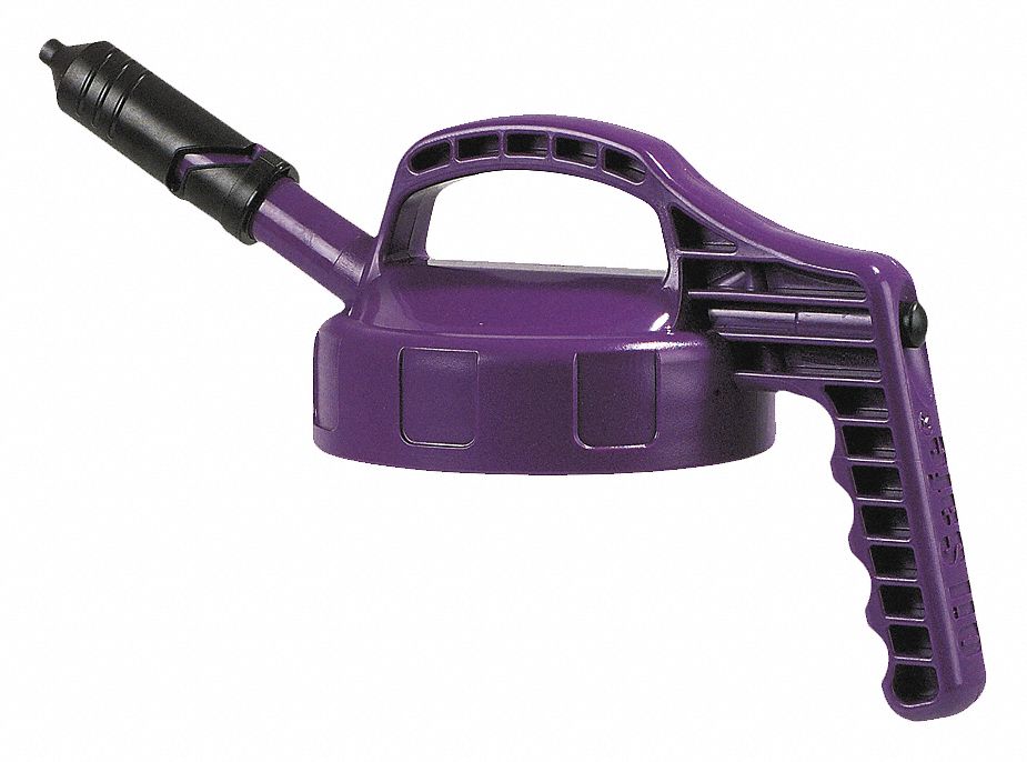 Mini Spout Lid, w/0.27 In Outlet, Purple