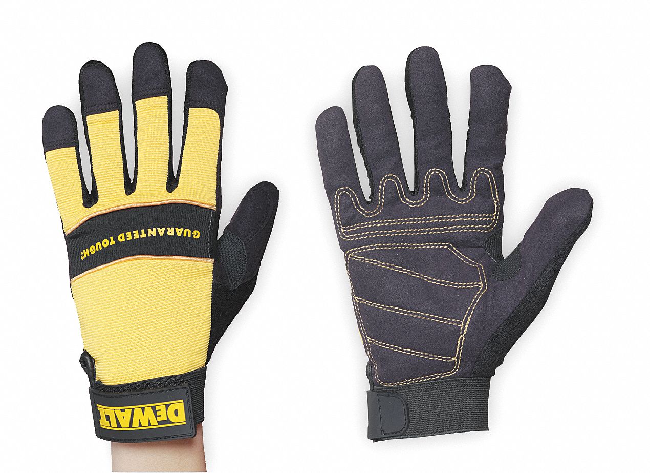 Mechanics Gloves, Yellow/Black, M, PR