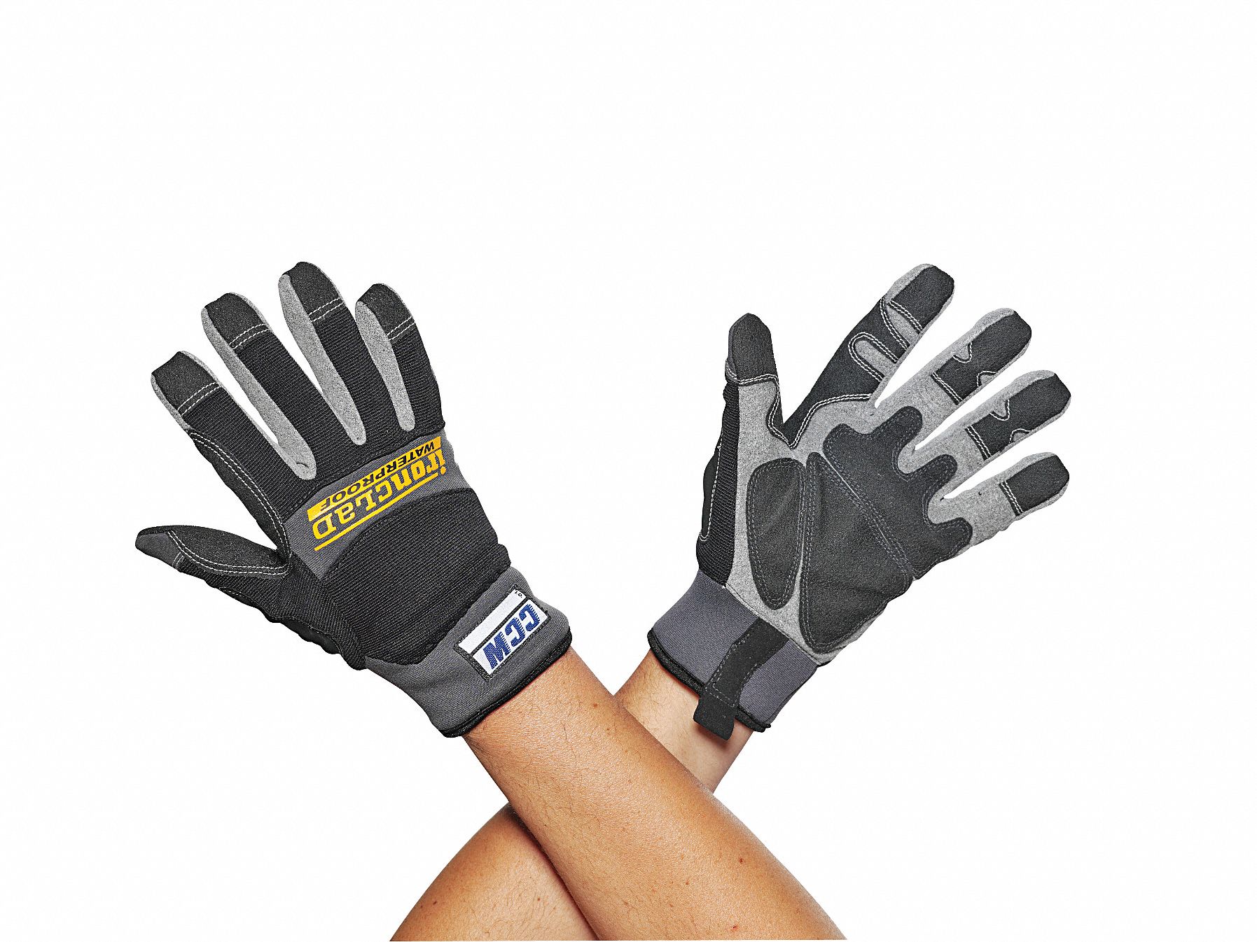 Cold Protection Gloves, L, Black, PR