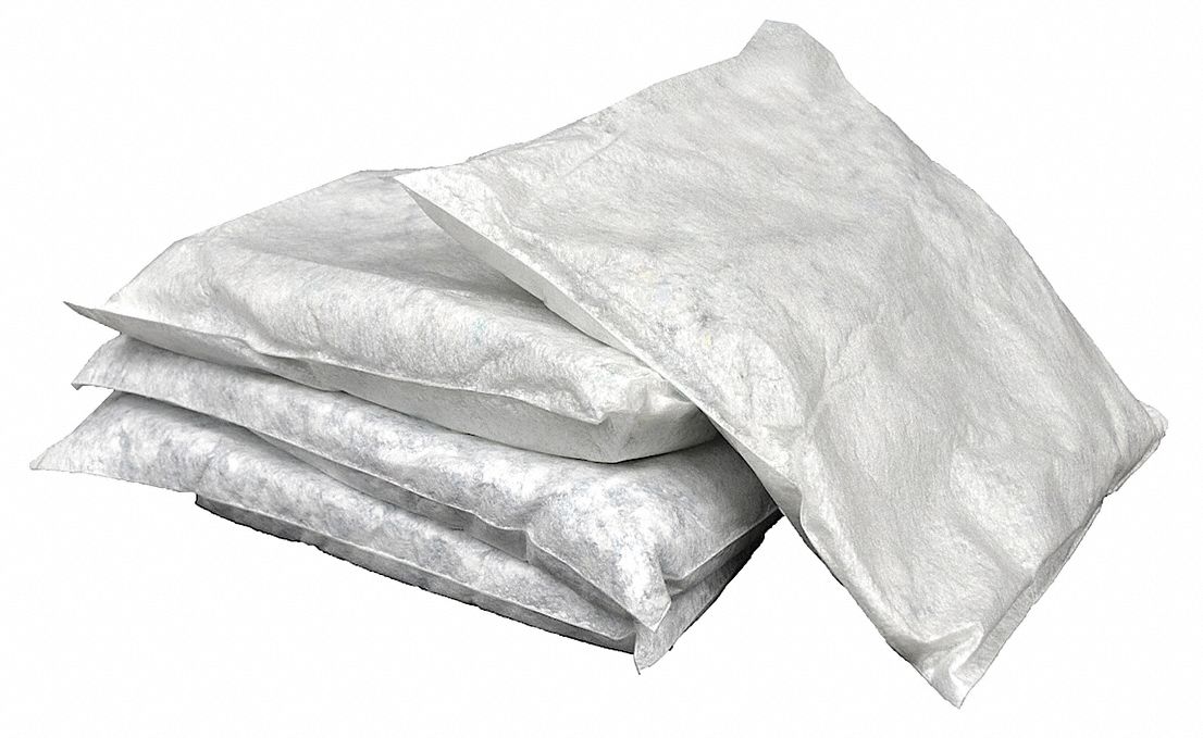 Absorbent Pillow, Polypropylene, PK 10