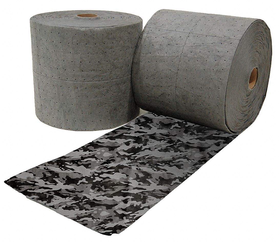 Absorbent Roll, 64 gal., 15 In. W, PK 2