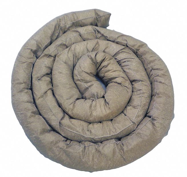 Absorbent Sock, Tan, 8.3 gal., 240 In. L