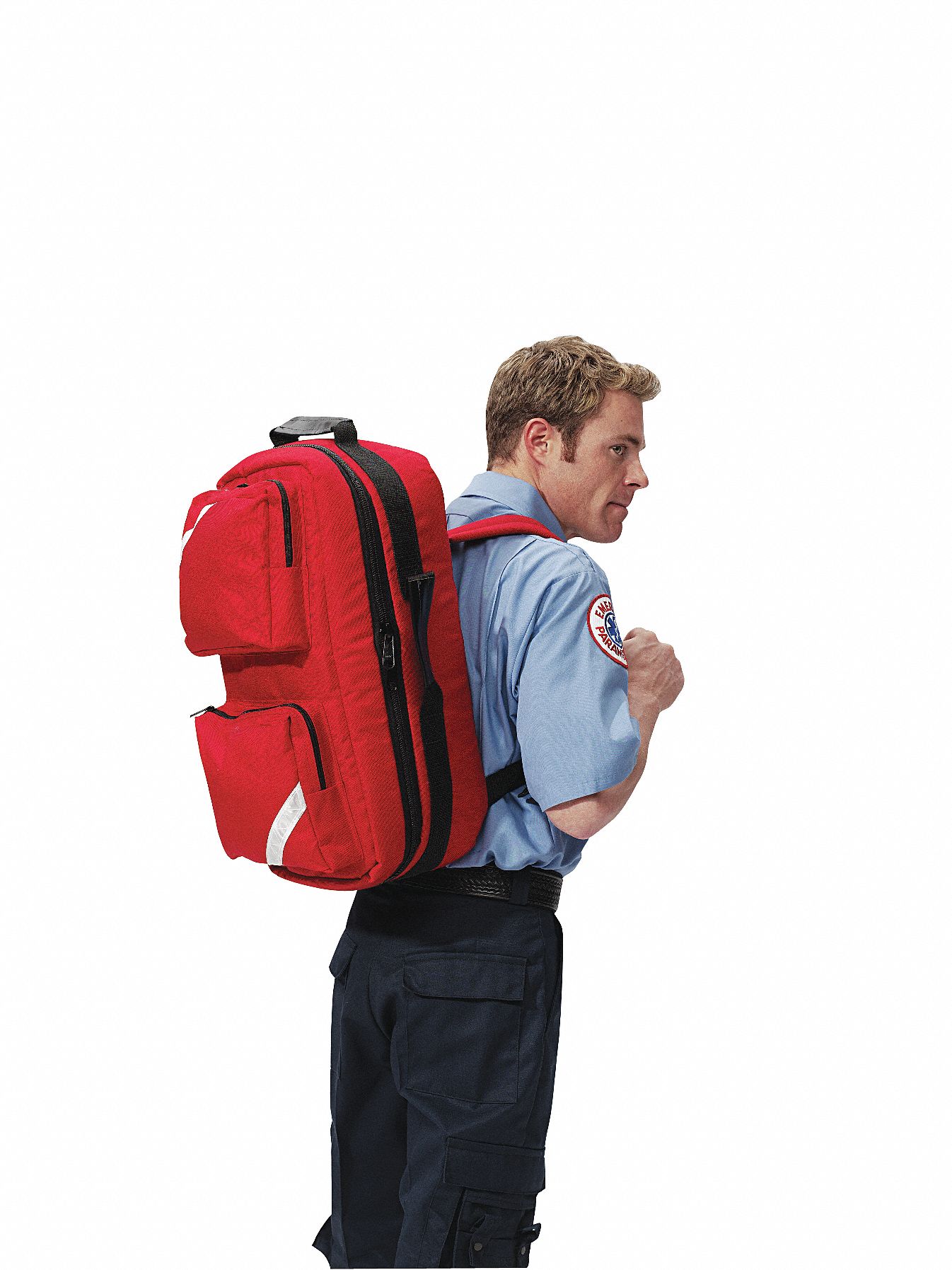 Backpack, Red, 11 In.W, 20 In.H