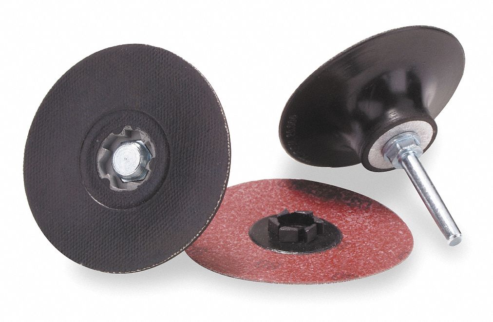 Disc Backup Pad, 3 In Dia, SnapOn/Off