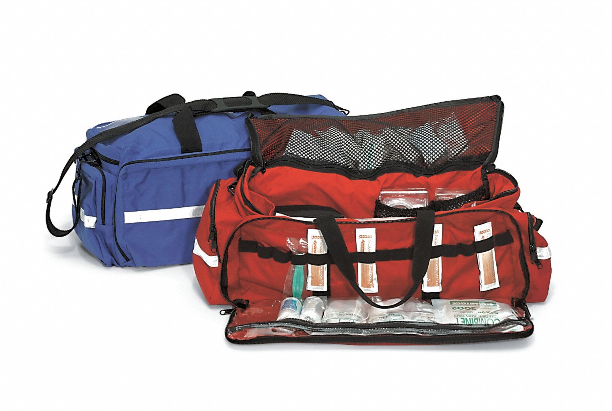 Trauma Bag, Red, 28 In.L, 28 In.W, 11 In.H