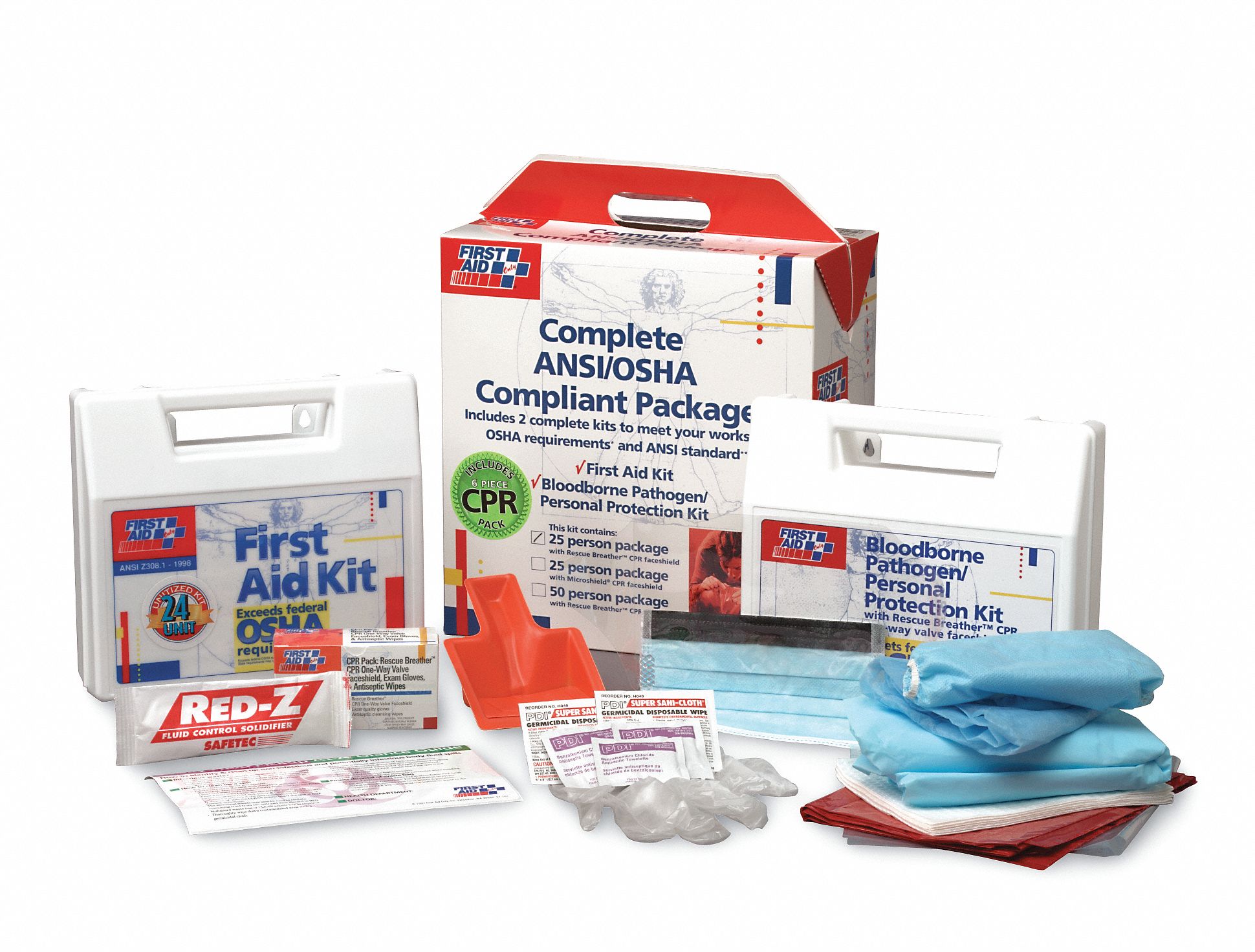 Compliance Pkg, First Aid, 25People