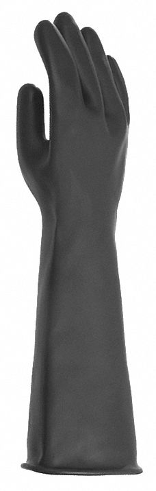 Chemical Resistant Glove, 40 mil, Sz 10, PR