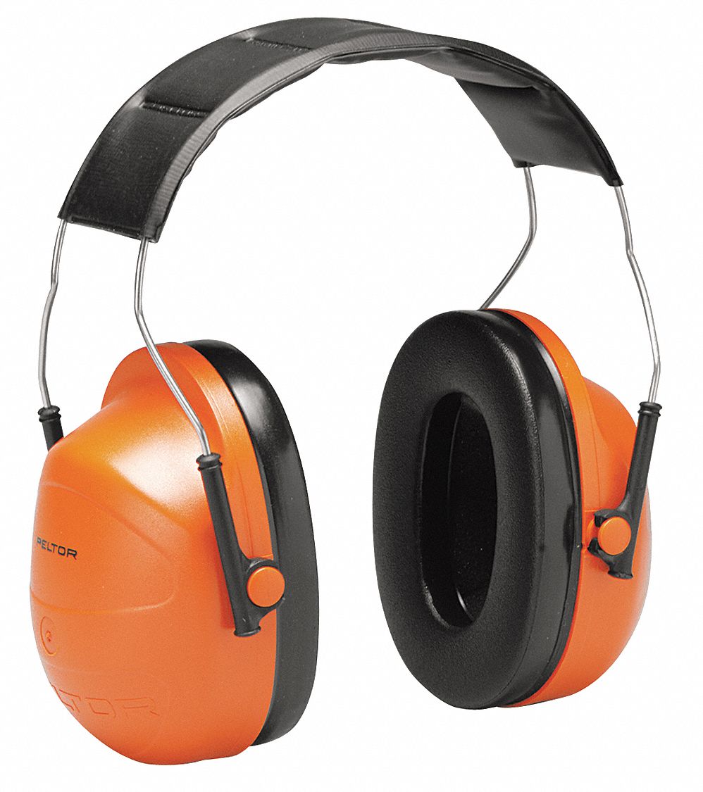 Ear Muff, 24dB, Headband, Orange