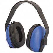 Ear Muff, 23dB, Over-the-Head, Black/Blue