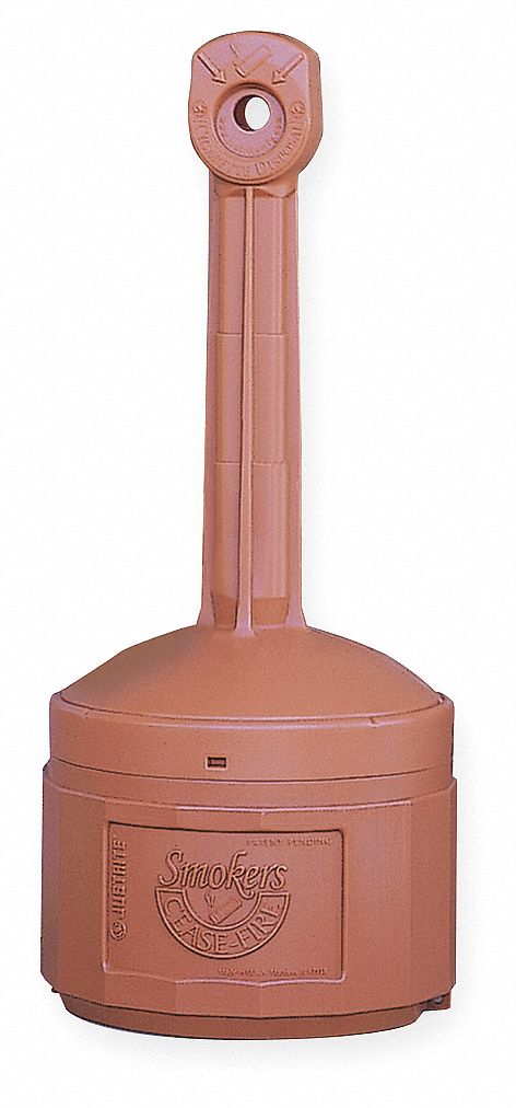 Butt Can, Terra Cotta, Capacity 4 Gallons