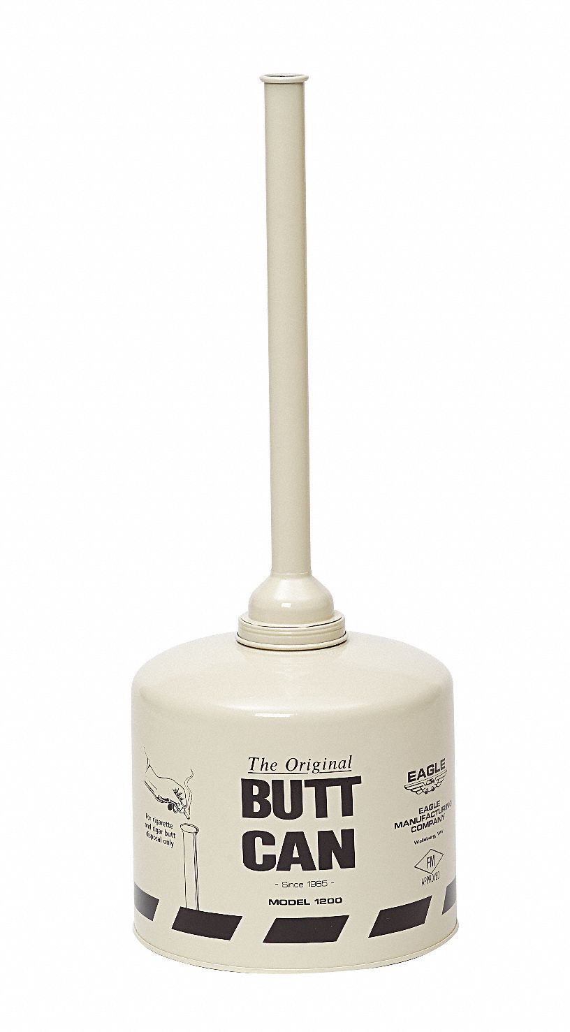 Cig Recept, Floor, Beige, Dia 12xH33In