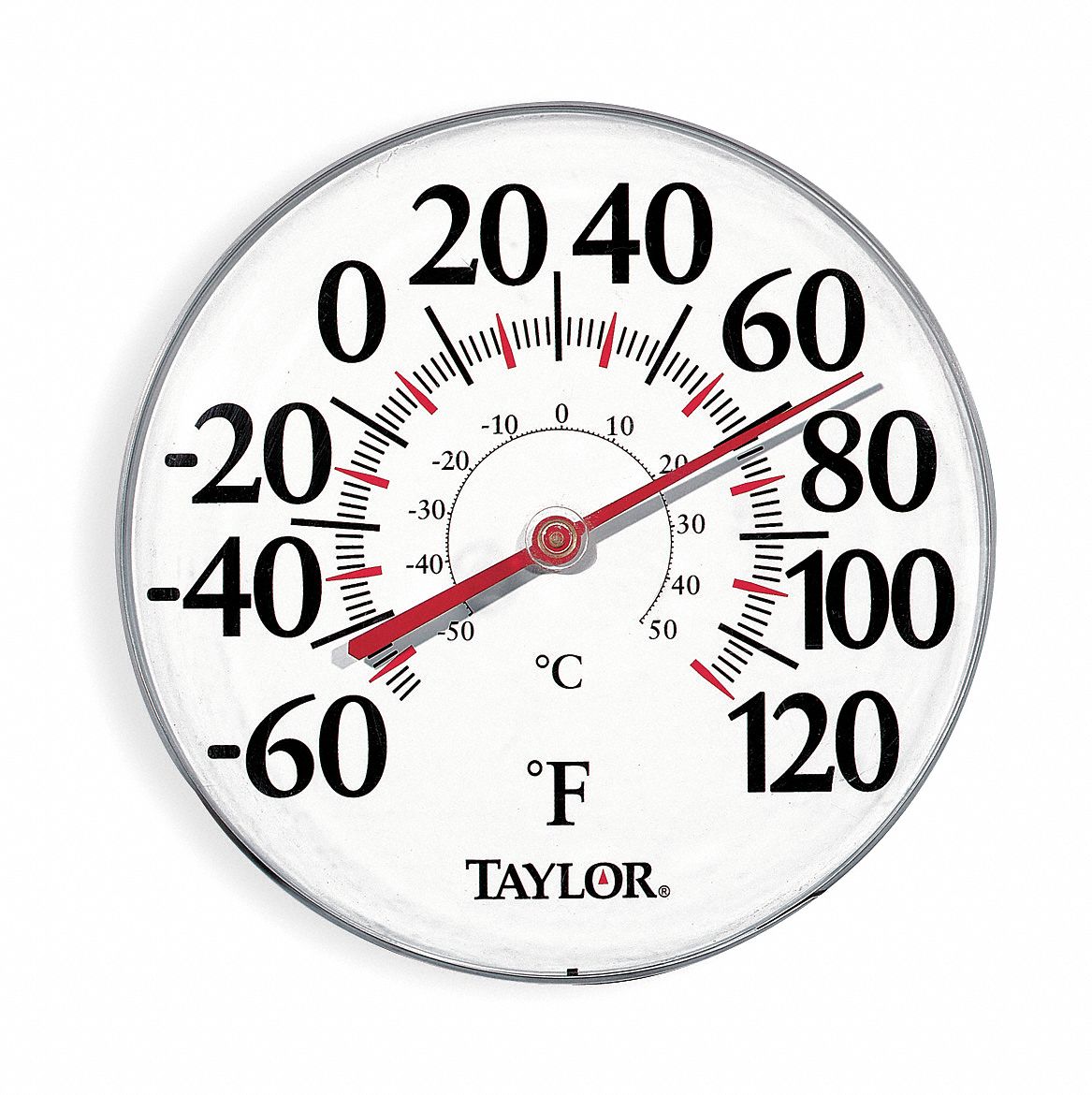 Analog Thermometer, -60 to 120 Degree F