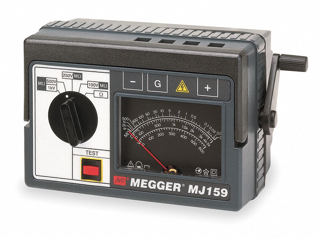 Hand Cranked Megohmmeter, 1000VDC