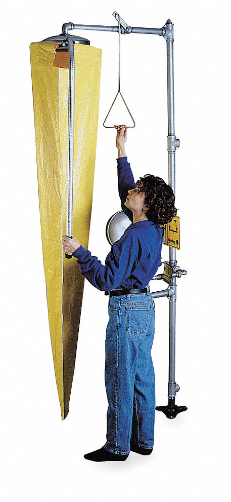 Emergency Shower Tester, Yellow
