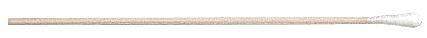 Cotton Swab, Sngl Tip, 3/16 x 6 In, Pk 1000